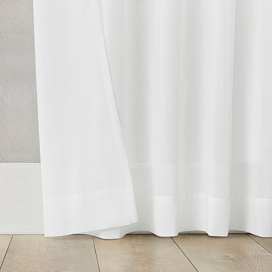Archaeo Coralie Rod Pocket Sheer Single Curtain Panel
