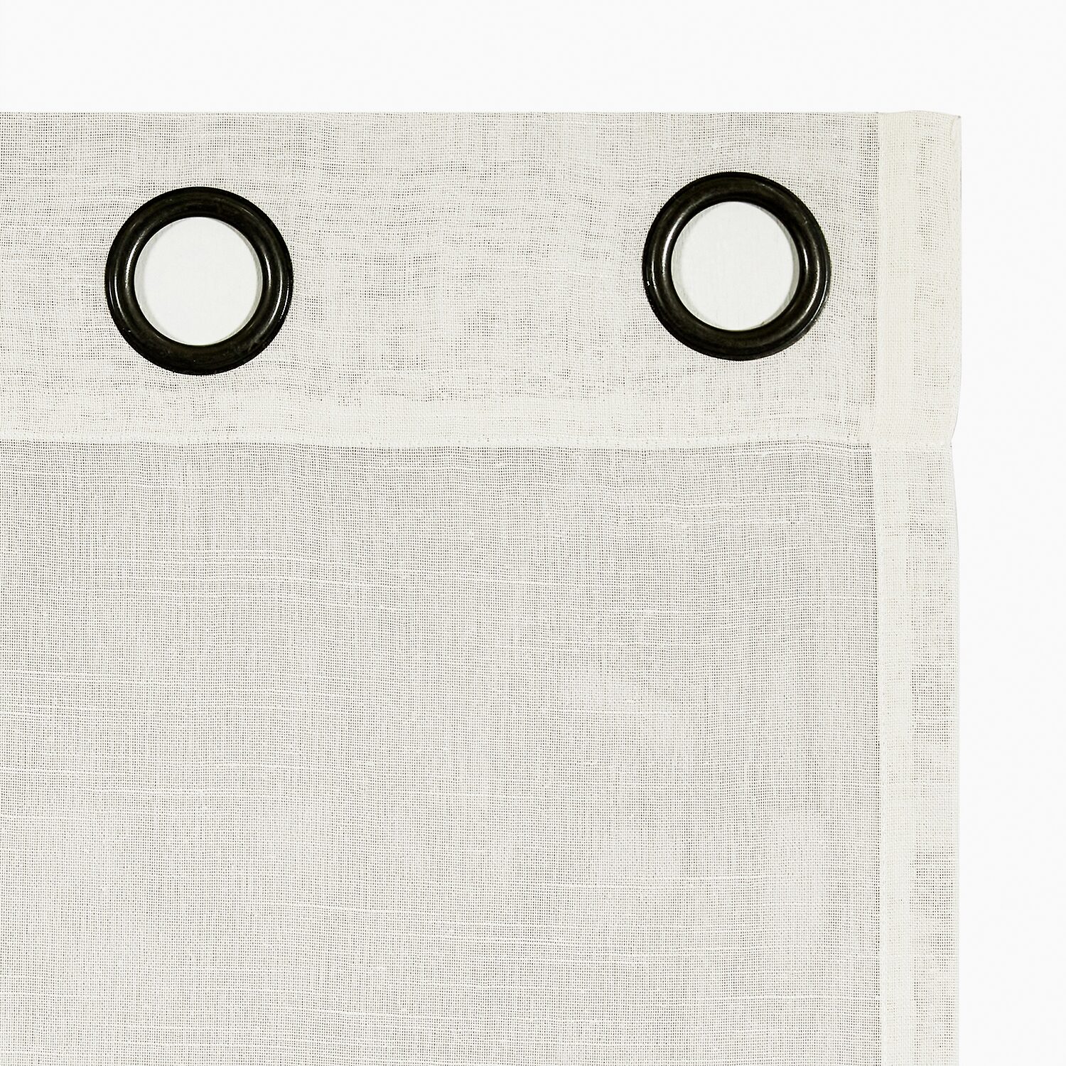 Archaeo Vail Grommet Top Sheer Single Curtain Panel