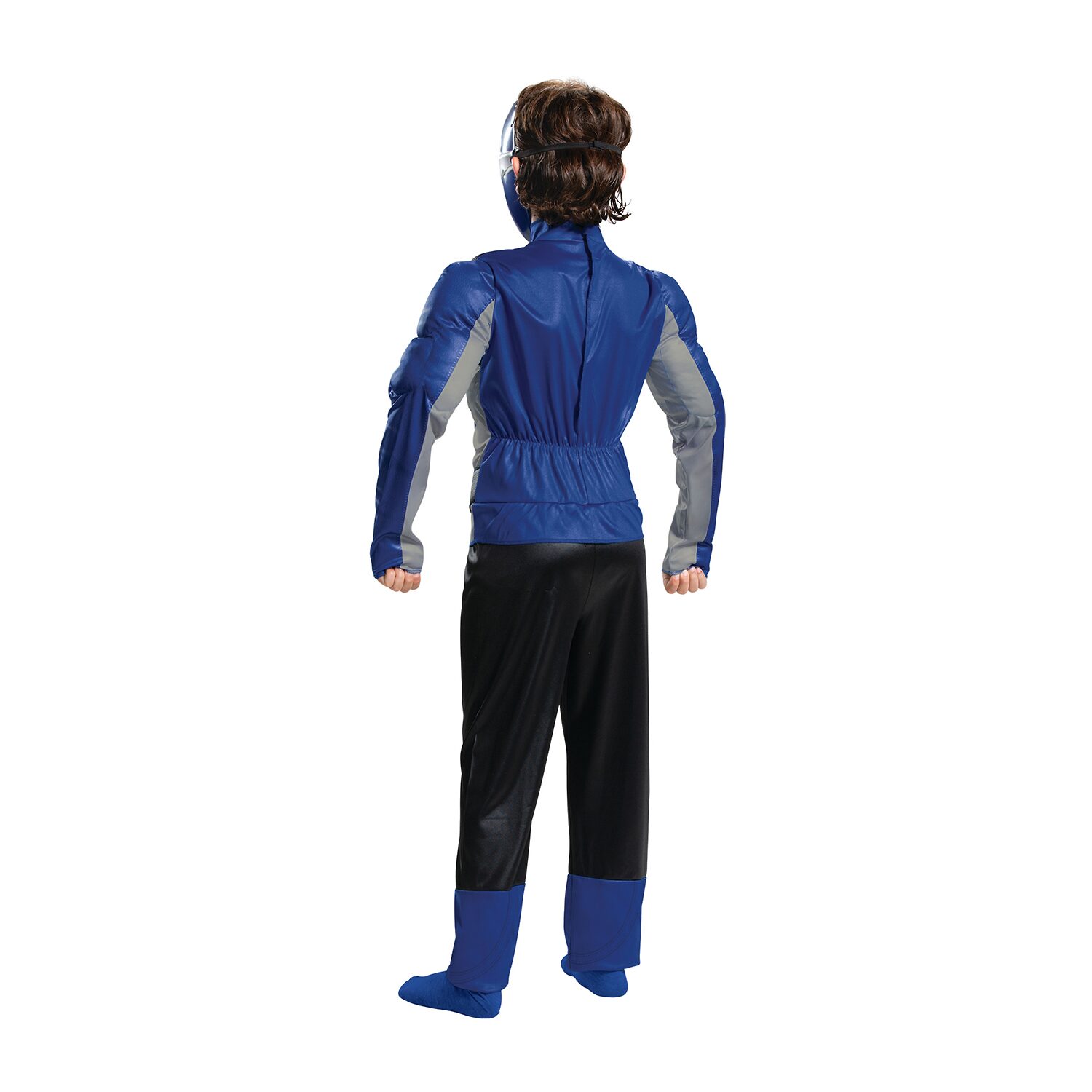 Little & Big Kid Boys Beast Morphers Blue Muscle Power Rangers Costume