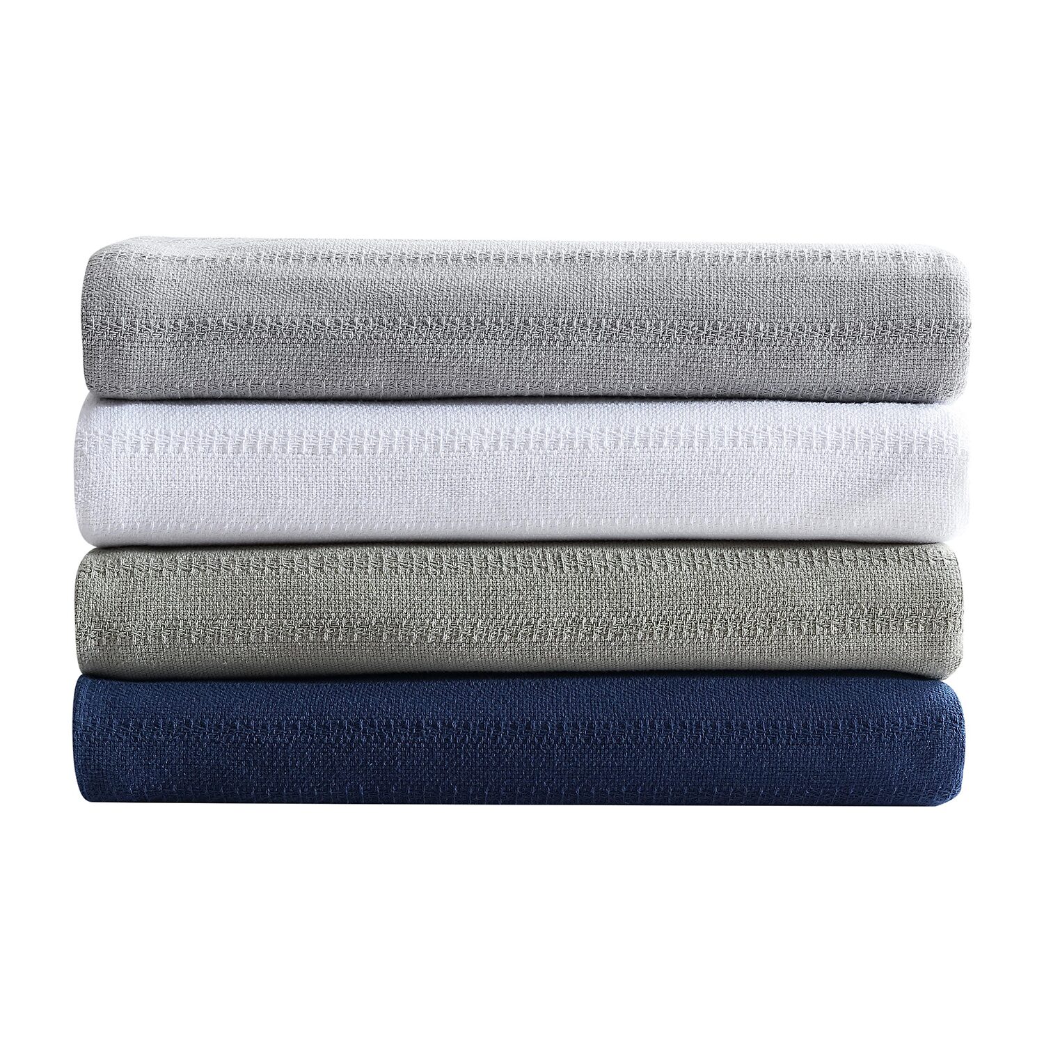 Eddie Bauer Variegated Stripe Lightweight Striped Blanket