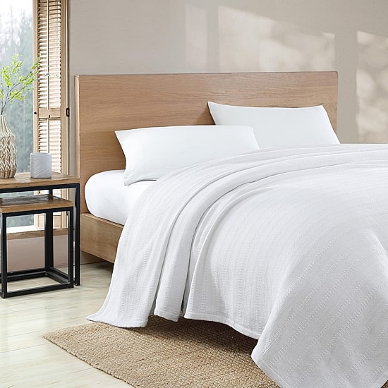 Eddie Bauer Veriegated Weave Cotton Blanket
