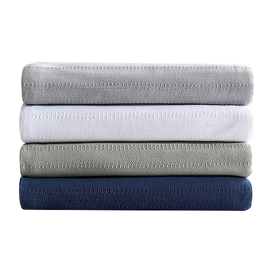 Eddie Bauer Veriegated Weave Cotton Blanket