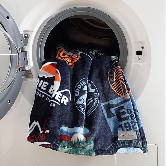 Eddie Bauer Stamps Plush fleece Blanket