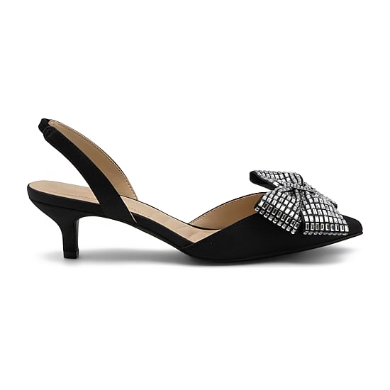 Adrienne Vittadini Soroya Womens Pointed Closed Toe Kitten Heel Pumps