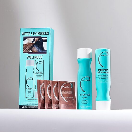 Malibu C Wefts And Extensions Wellness Collection 6-pc. Value Set 19 oz.