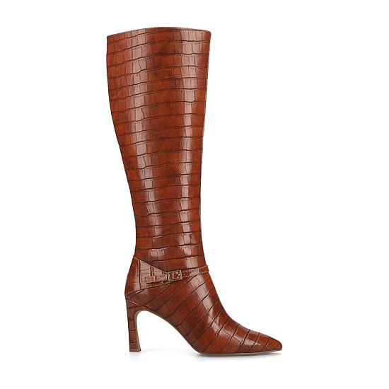 Journee Collection Womens Elara-Wdwc Wide Calf Stiletto Heel Dress Boots Wide Width