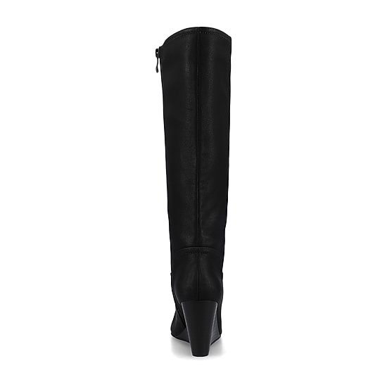 Journee Collection Womens Langly Wedge Heel Dress Boots
