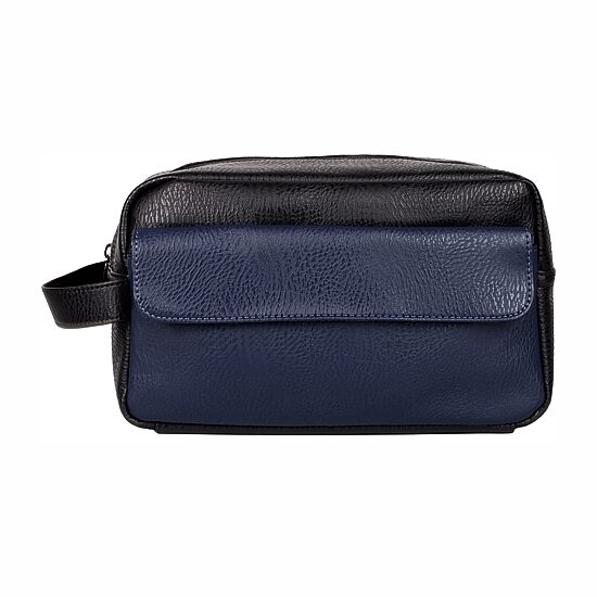 Karla Hanson Mens Trvel Toiletry Bag Wth Front Pocket Attache