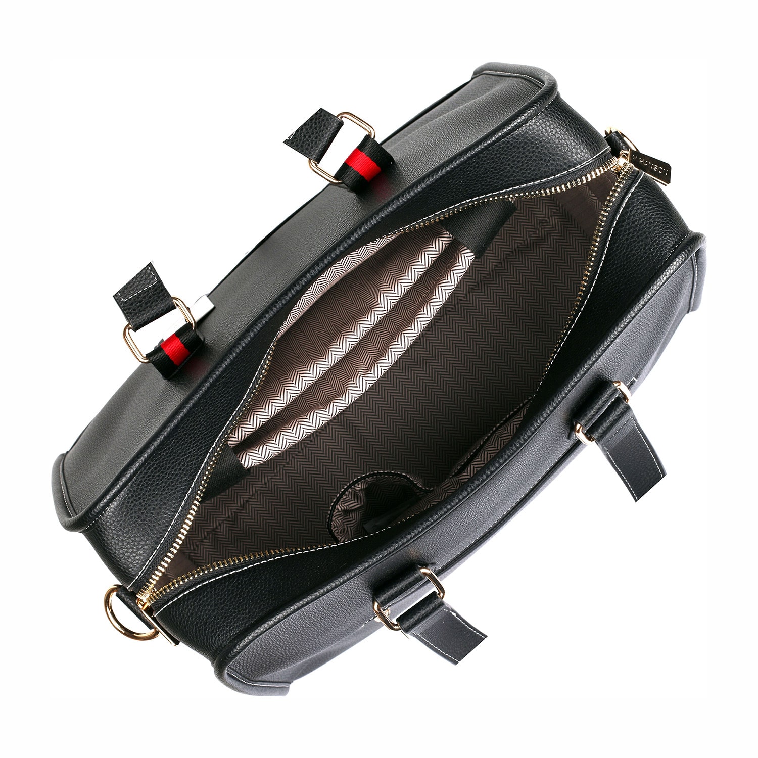 Karla Hanson Rogers Striped Duffel Bag