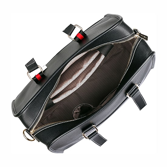 Karla Hanson Rogers Striped Duffel Bag