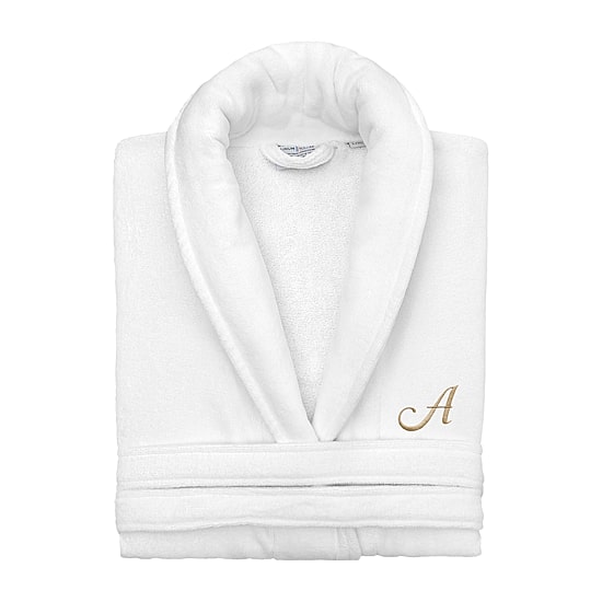 Linum Home Textiles Personalized Anovia Bathrobe Unisex Adult Long Length Long Sleeve Robe
