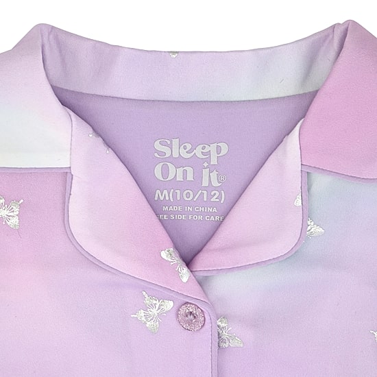 Sleep On It Little & Big Kid Girls Long Sleeve 3-pc. Pajama Set