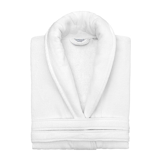 Linum Home Textiles Anovia Bathrobe Unisex Adult Velour Long Sleeve Long Length Robe