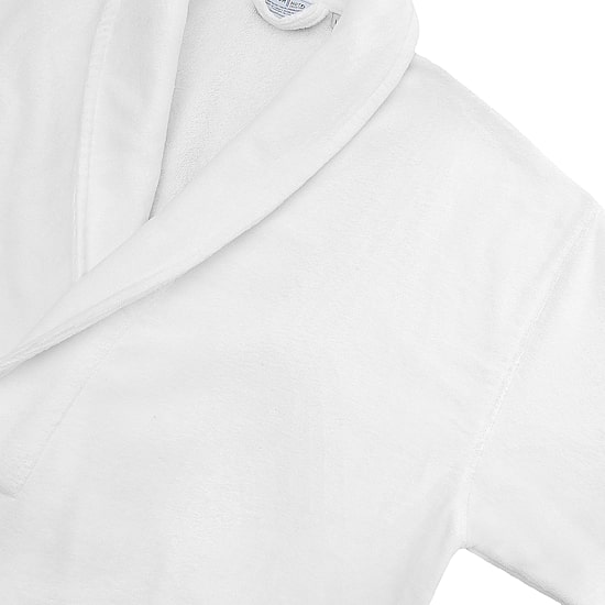 Linum Home Textiles Anovia Bathrobe Unisex Adult Velour Long Sleeve Long Length Robe