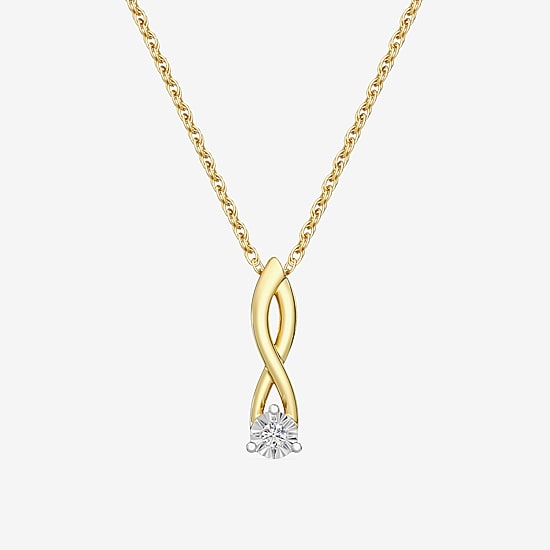Yes, Please!, (G,I2) Womens 1/10 CT. T.W. Lab Grown White Diamond 14K Gold Over Silver 2-pc. Jewelry Set