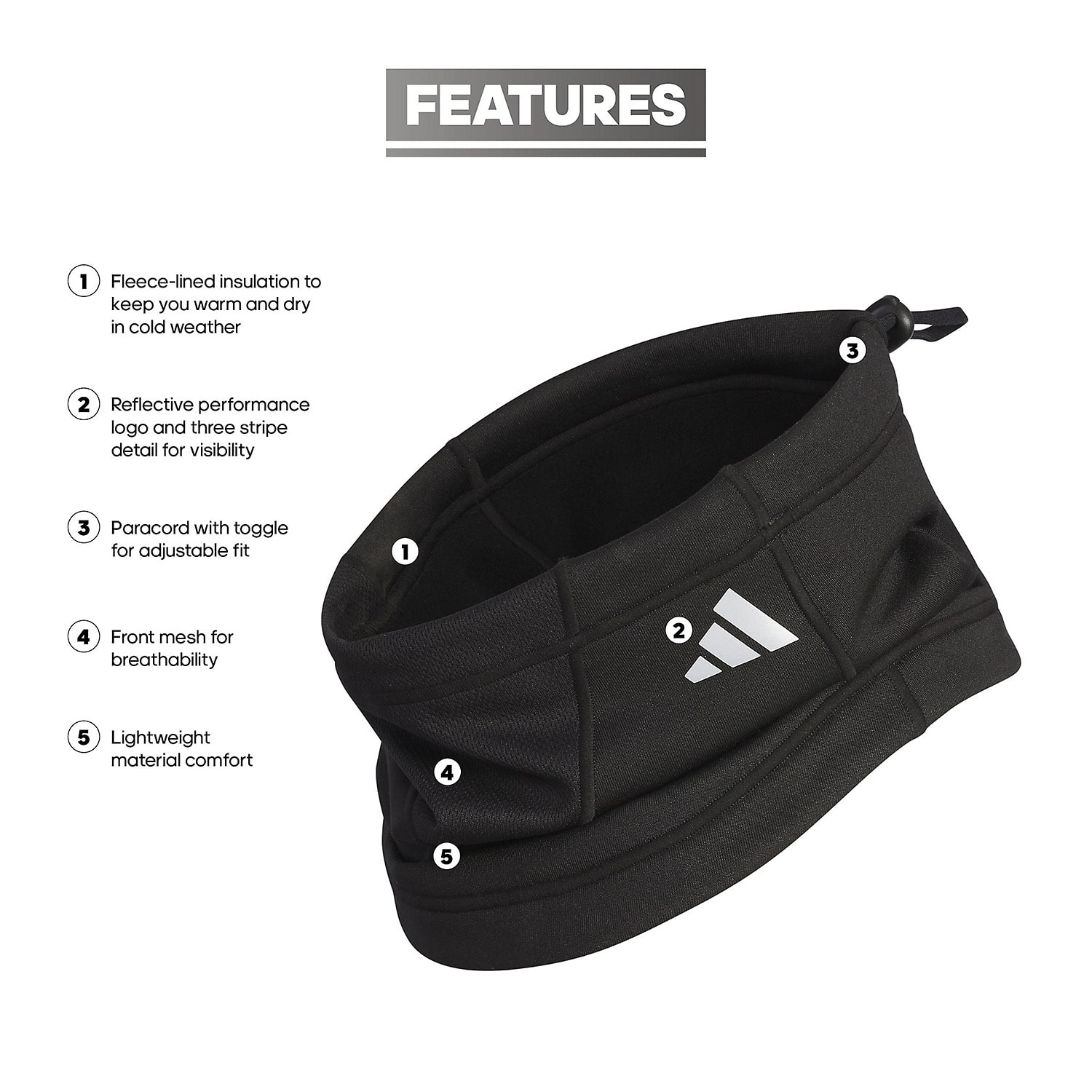 adidas Mens Neck Gaiter