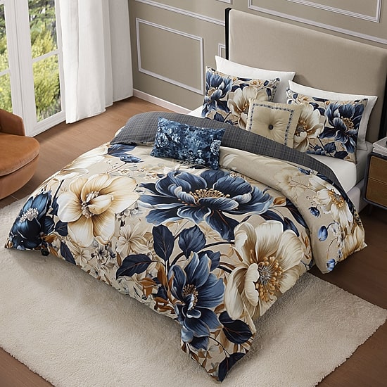 Bebejan English Manor 5-pc. Midweight REVERSIBLE Comforter Set