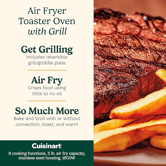 Cuisinart® TOA-70NAS Air Fryer Toaster Oven with Grill
