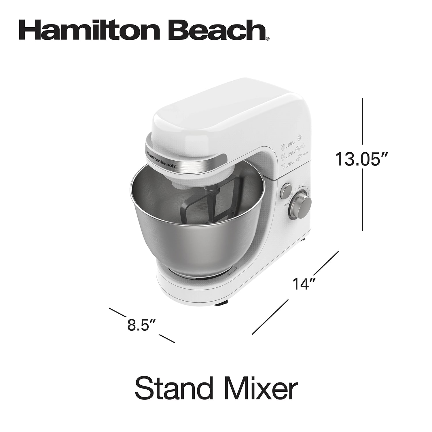 Hamilton Beach Stand Mixer With 7 Speeds