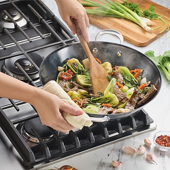Anolon Nitride Carbon Steel 14" Wok