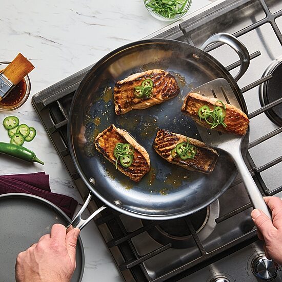 Anolon Nitride Carbon Steel 12" Frying Pan