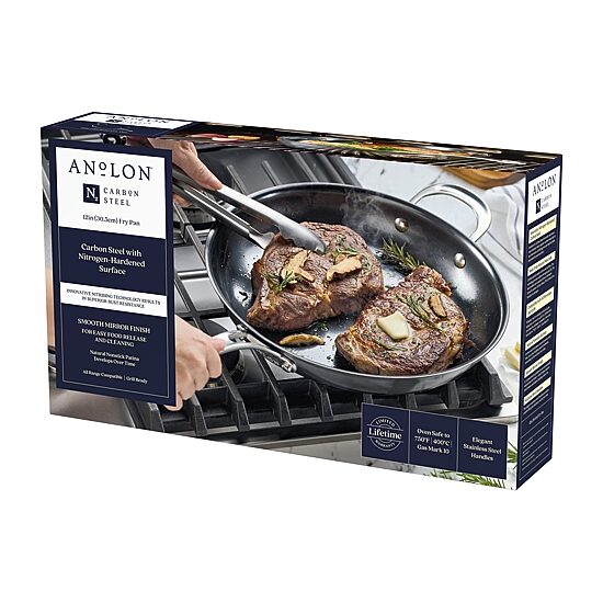 Anolon Nitride Carbon Steel 12" Frying Pan