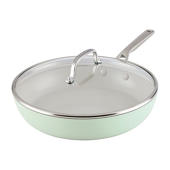 KitchenAid Hard Anodized 12.25" Covered Frying Pan