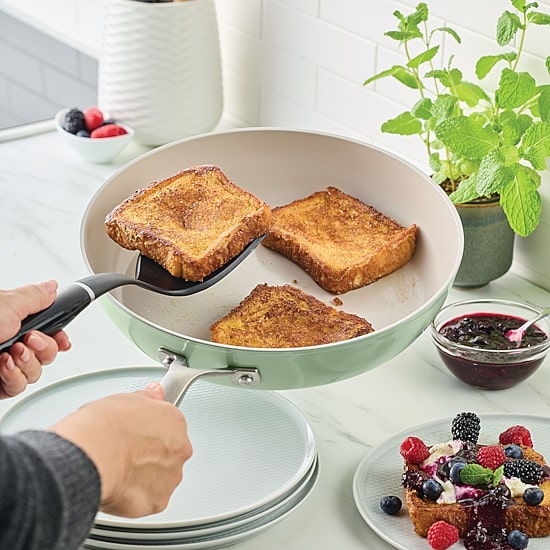 KitchenAid Hard Anodized 12.25" Covered Frying Pan