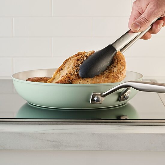 KitchenAid Hard Anodized 12.25" Covered Frying Pan
