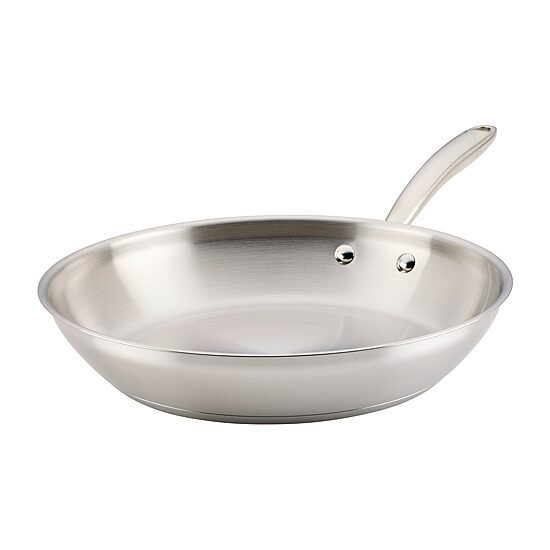 Rachael Ray Stainless Steel 12.5" Skillet