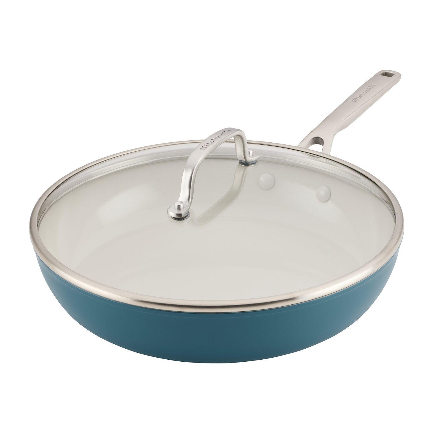 KitchenAid Hard Anodized 12.25" Covered Frying Pan