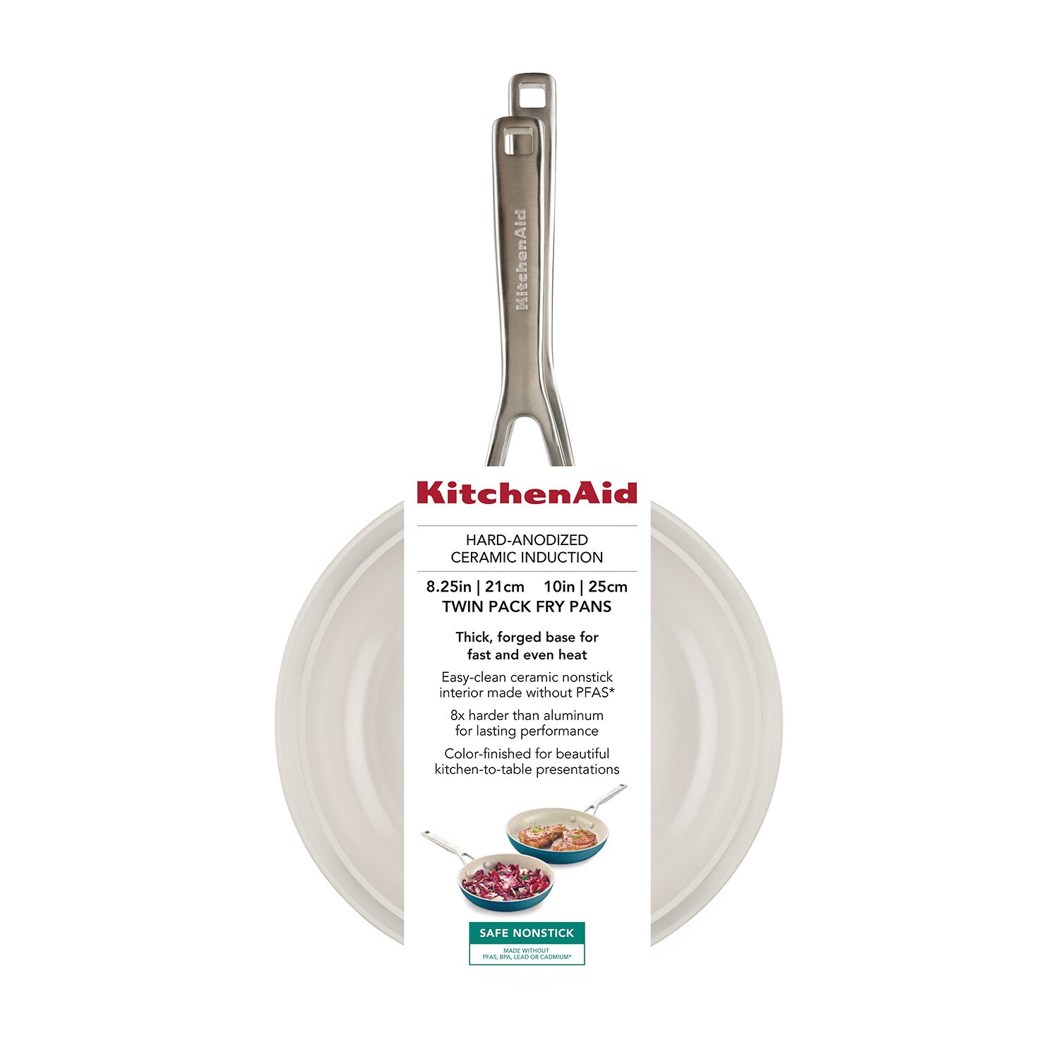 KitchenAid Hard Anodized 2-pc. Frying Pan Set