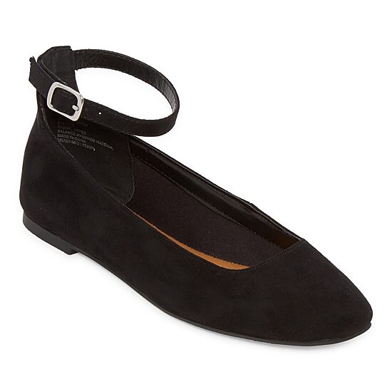 a.n.a Kearney Womens Square Closed Toe Ballet Flats