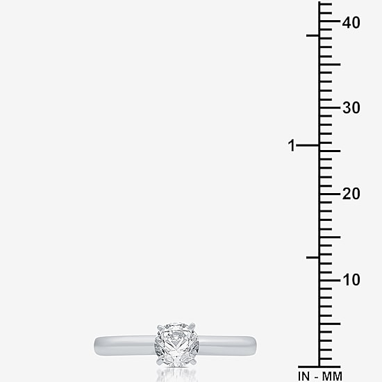 Classic Collection 1/2 CT. Lab-Grown (G / SI1-SI2) Diamond Round Solitaire Engagement Ring in 10K or 14K Gold