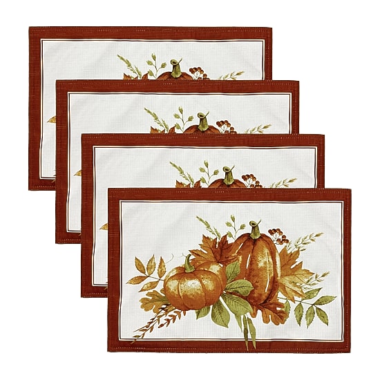 Threadmade Autumn Grove Set 4-pc. Placemat