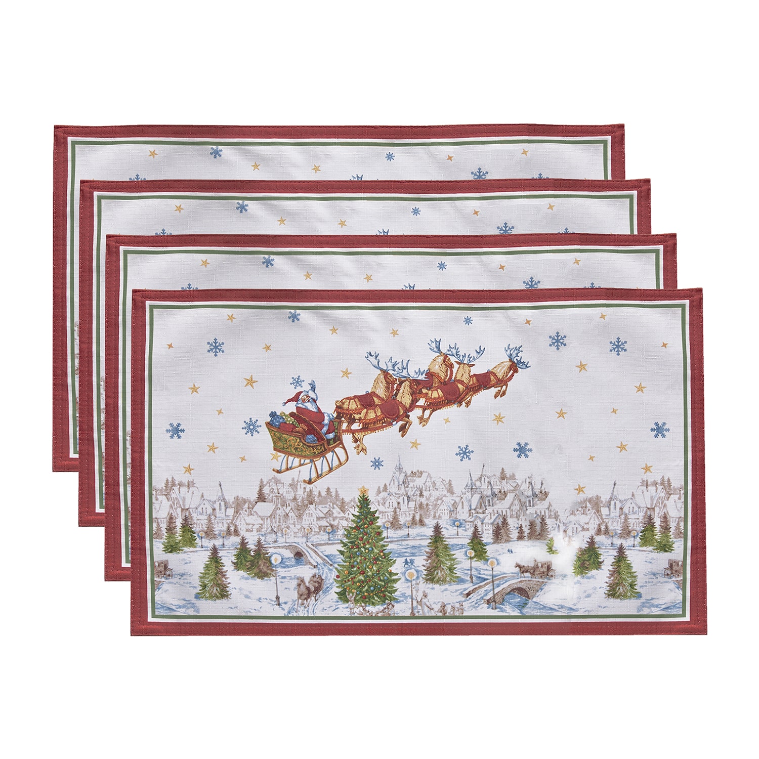 Elrene Home Fashions S Slde Set 4-pc. Placemat