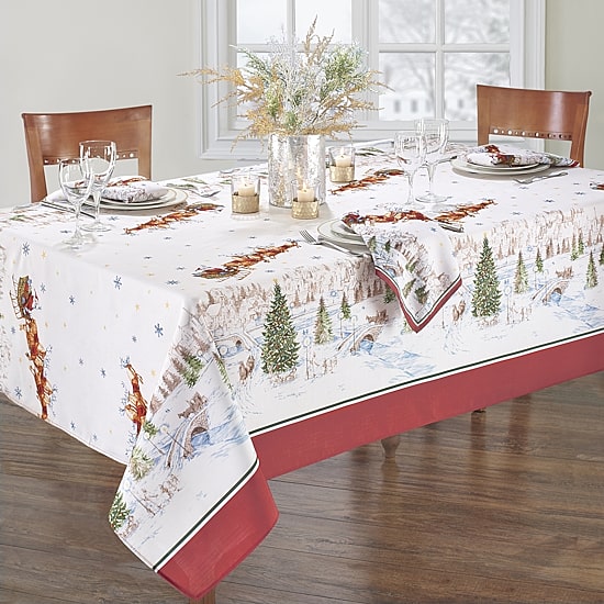 Elrene Home Fashions S Slde 60x84 Tablecloth