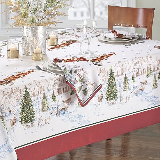 Elrene Home Fashions S Slde 60x84 Tablecloth