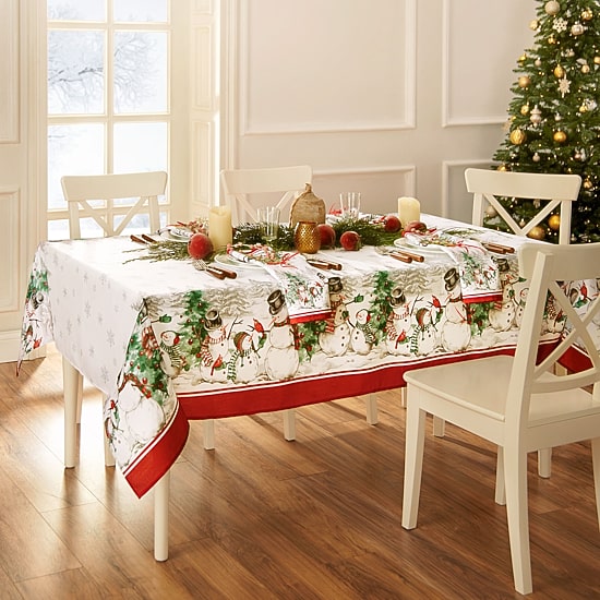 Threadmade Snmn Wntrld 60x84 Tablecloth