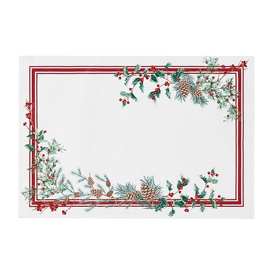 Threadmade Winter Berry 4-pc. Placemat Set