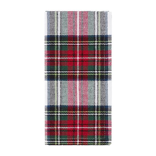Elrene Home Fashions Christmas Plaid Set 8-pc. Napkins