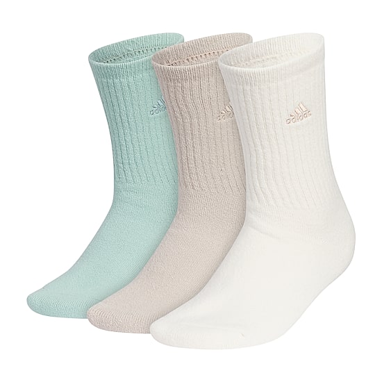 adidas Cozy Comfort Cushion Womens 3 Pair Crew Socks