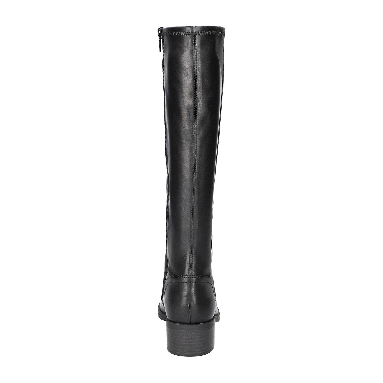 Easy Street Womens Tucker Plus Extra Wide Calf Stacked Heel Riding Boots