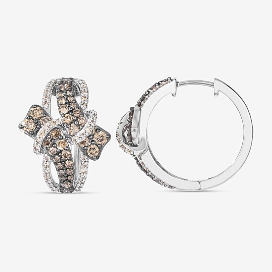 Le Vian® Earrings featuring Chocolate Diamonds® , Nude Diamonds™  set in 14K Vanilla Gold®