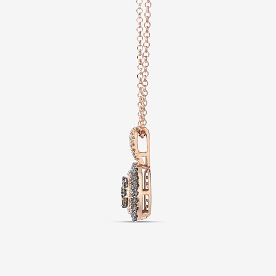 Le Vian® Pendant featuring Chocolate Diamonds® Nude Diamonds™ set in 14K Strawberry Gold®