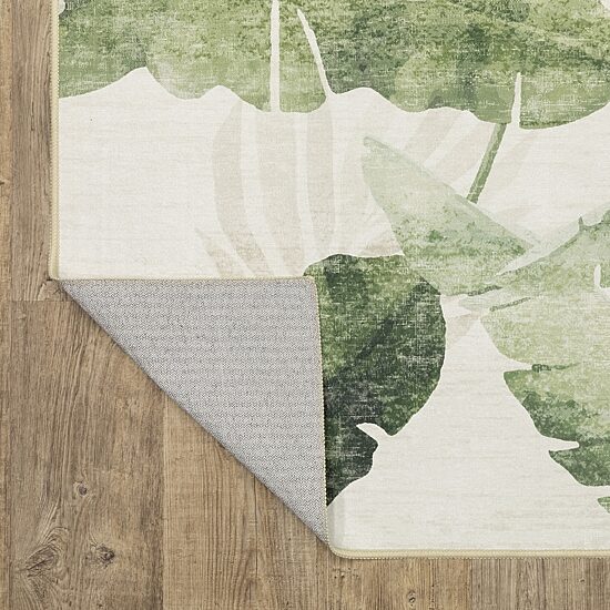 Covington Home Florentina Tropical Palm Indoor Outdoor Rectangular Area Rug