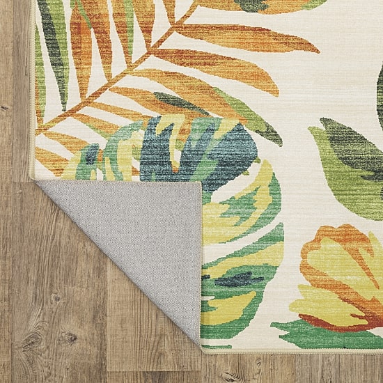 Covington Home Florentina Tropical Floral Indoor Outdoor Rectangular Area Rug
