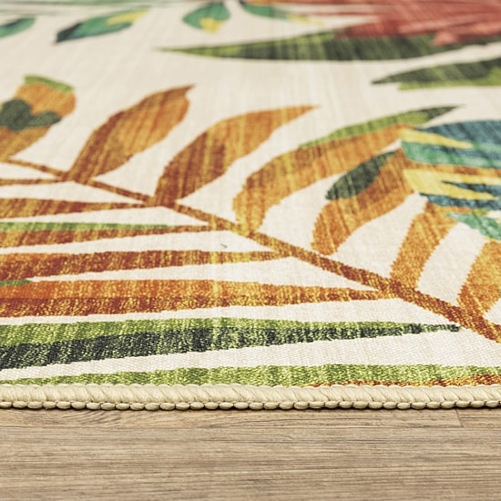 Covington Home Florentina Tropical Floral Indoor Outdoor Rectangular Area Rug