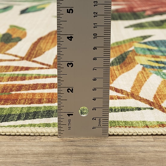 Covington Home Florentina Tropical Floral Indoor Outdoor Rectangular Area Rug