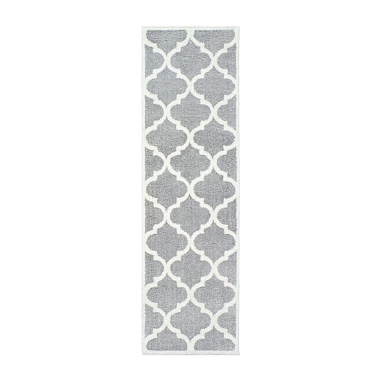 Covington Home Vienna Scalloped Lattice 27"X90" Indoor Rectangular Runner